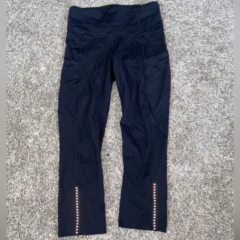 Lululemon Fast and Free Reflect High Rise Leggings Crop ‘23- Size 4
